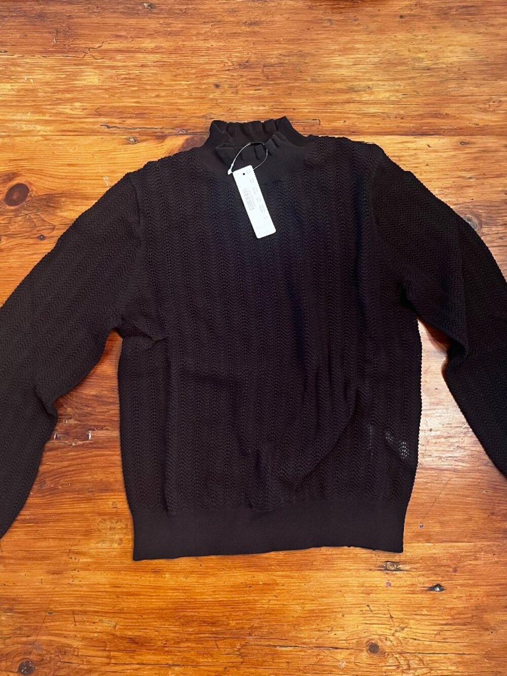 JCrew Black lacy top